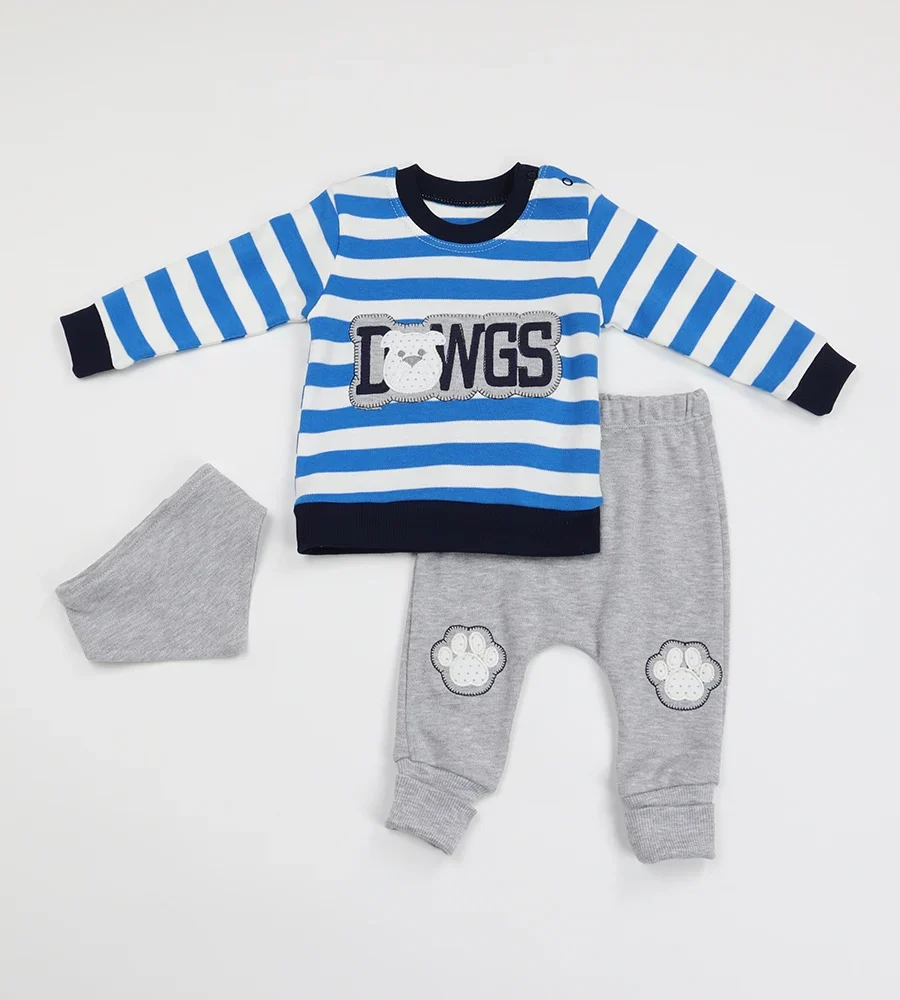 Set bebe trei piese dowgs Set bebe trei piese dowgs