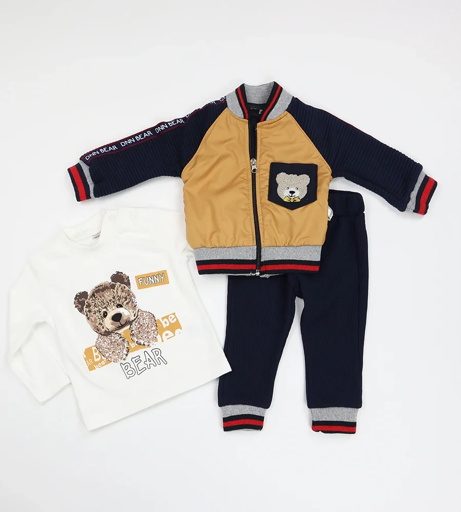 Set bebe trei piese bnn bear Set bebe trei piese bnn bear