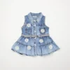 Rochie de Jeans cu floricele