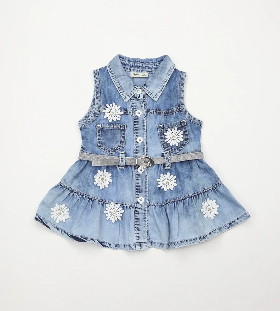 Rochie de Jeans cu floricele