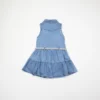 Rochie de blugi cu floricele