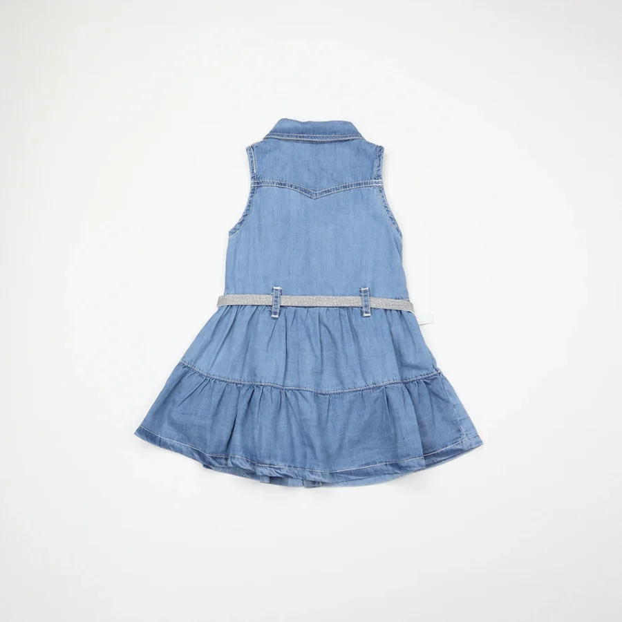 Rochie de blugi cu floricele