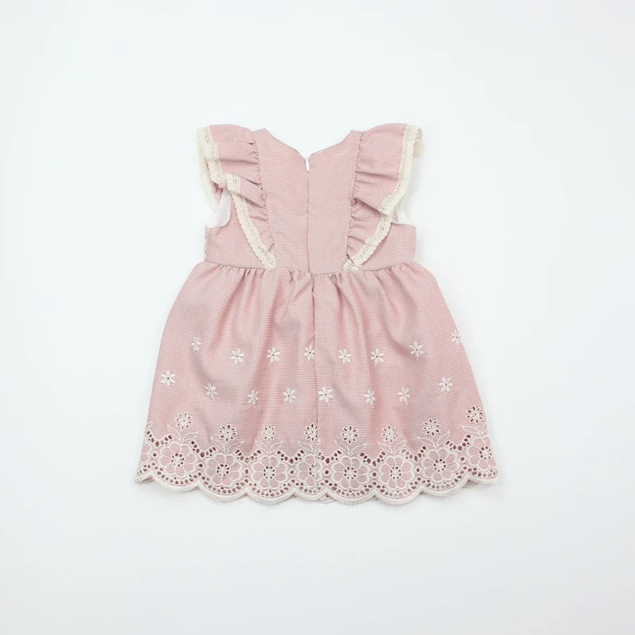 Rochie Lilax cu volănașe