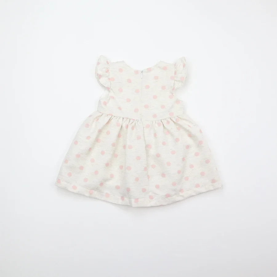 Rochie Lilax cu buline