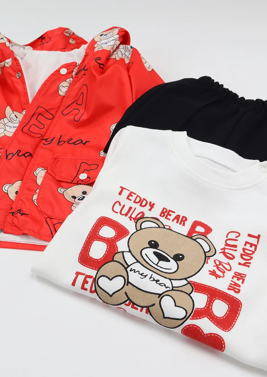 Set din trei piese cu geacă My Bear