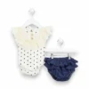 Set din doua piese body si pantalon de blugi Set din doua piese body si pantalon de blugi