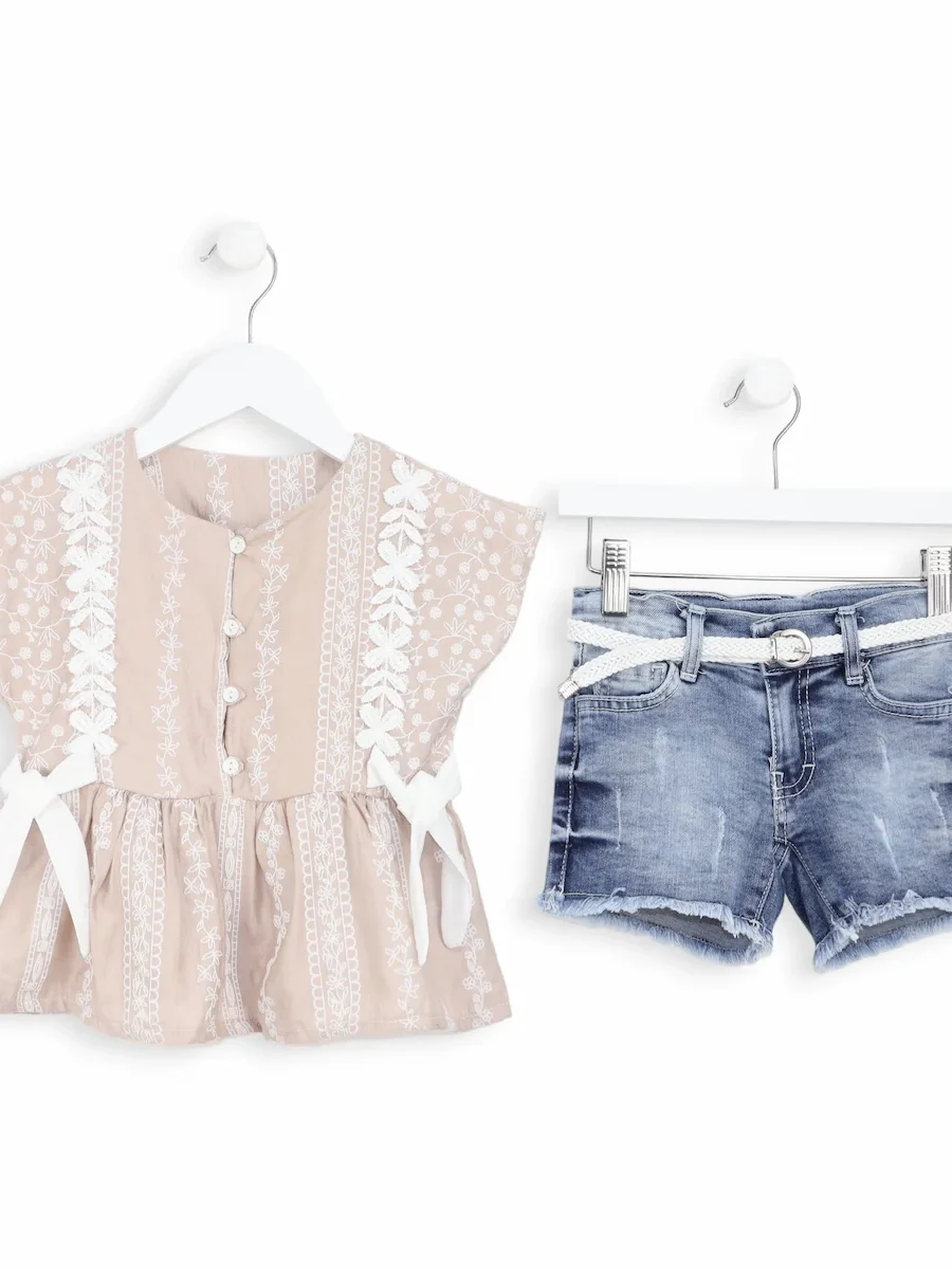 compleu-fete-bluza-si-pantaloni-scurti