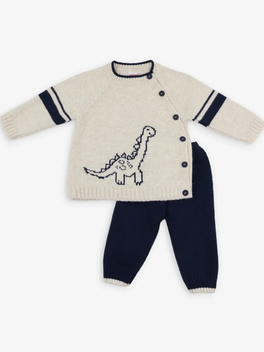 compleu-baietei-tricotat-dinozaur-crem