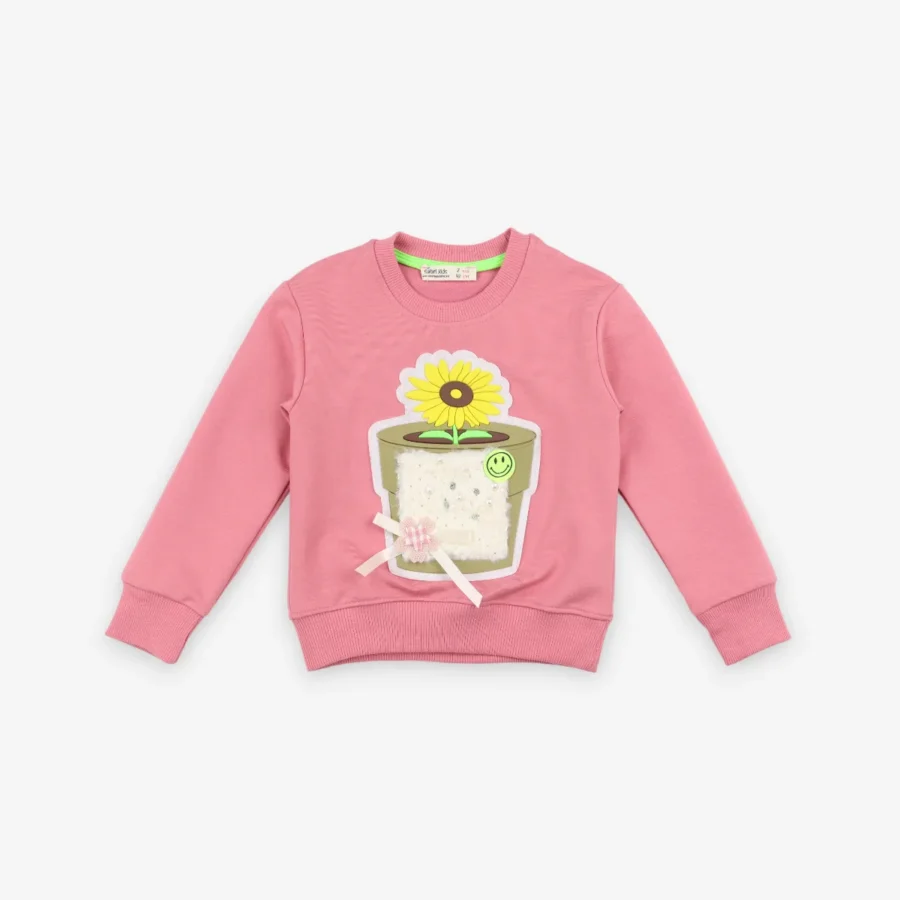 bluza-fete-floricica-roz-pudra