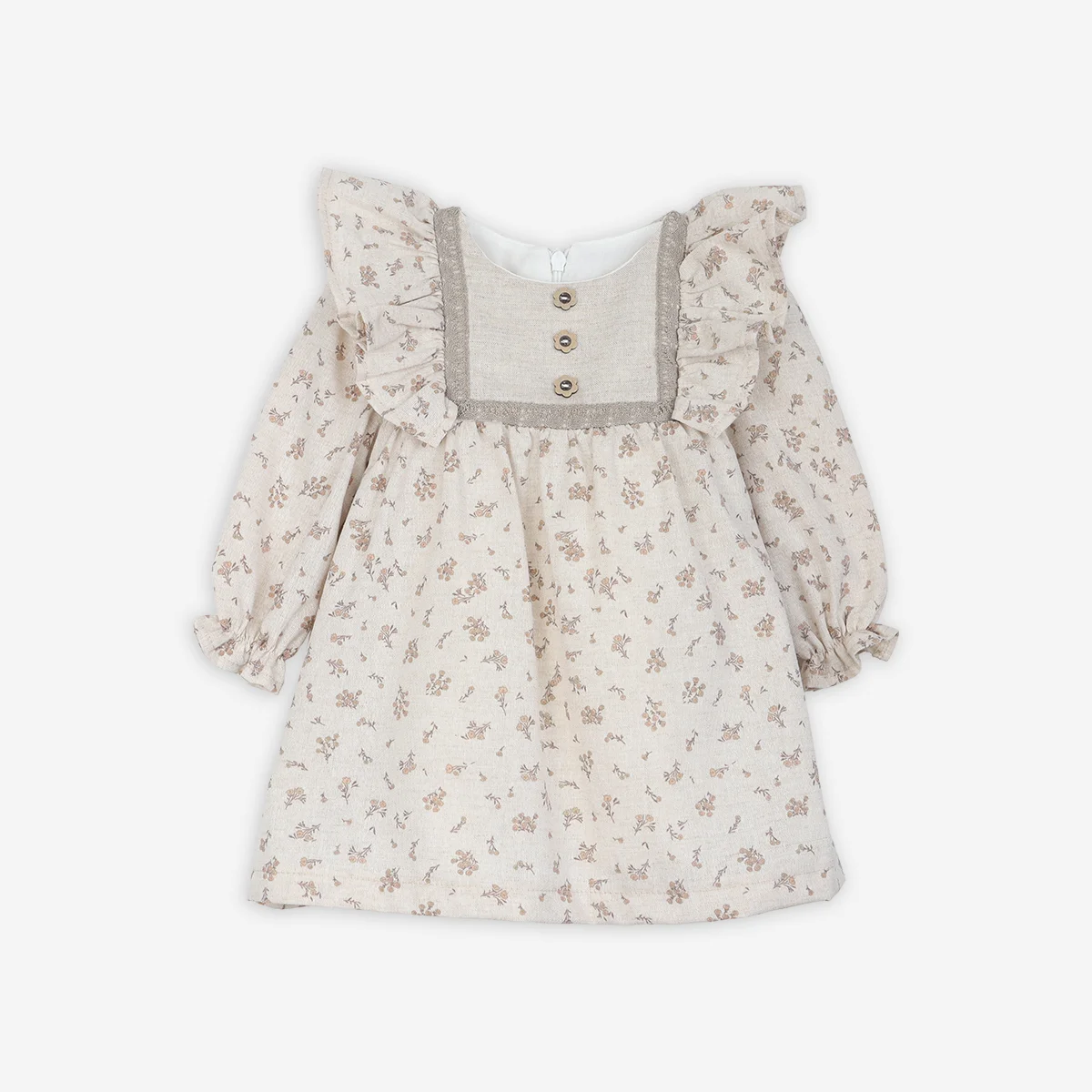 rochie-maneci-lungi-motive-florale
